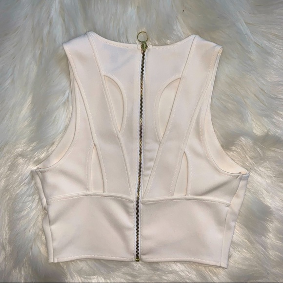 EXPRESS Cropped Dress Top - Picture 2 of 3